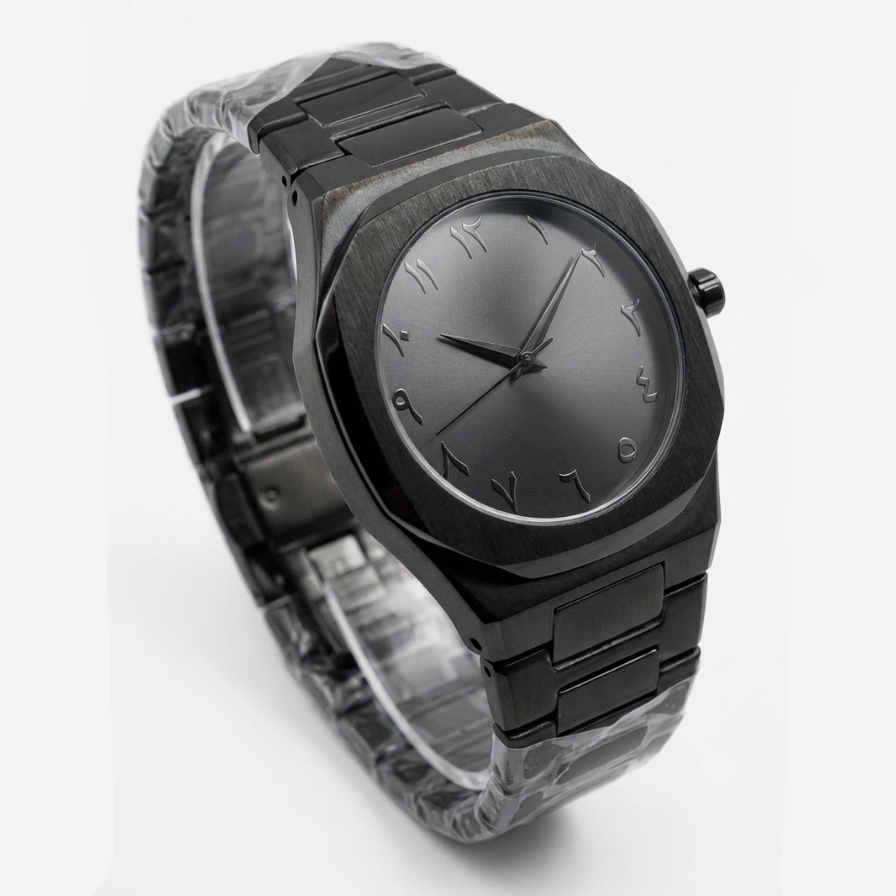 Patek Philippe Nautilus Black Dial Arabic Numerals – Matte Steel Premium Luxury Watch