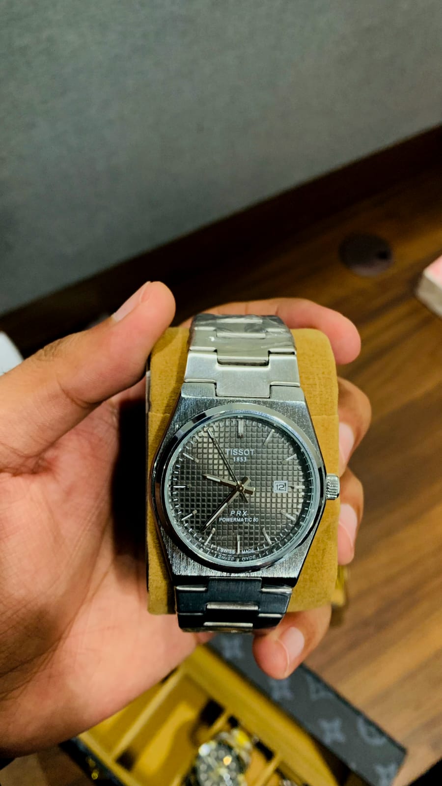 Tissot PRX Powermatic 80 Silver Color Watch – “TISSOT 1853” Elegant Dial Style