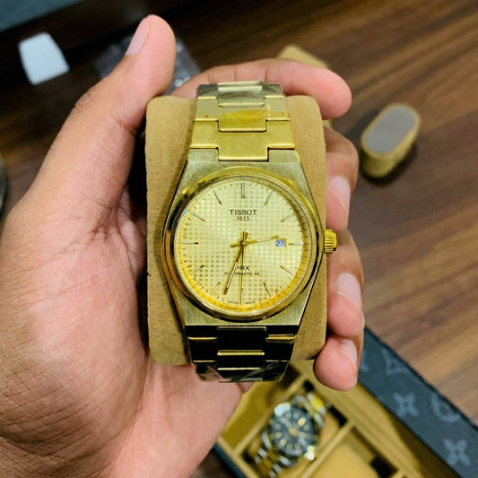 Tissot PRX Powermatic 80 Gold Watch – “TISSOT 1853” Classic Design