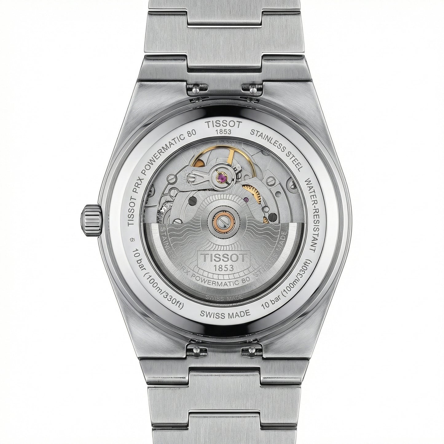 Tissot PRX Powermatic 80 Silver Color Watch – “TISSOT 1853” Elegant Dial Style