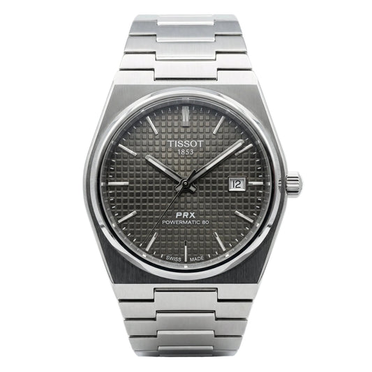 Tissot PRX Powermatic 80 Silver Color Watch – “TISSOT 1853” Elegant Dial Style